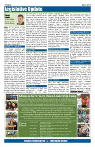 PAGE 2	 			  MAY, 2015 Legislative Update the credit shall be equal to the