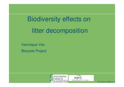Microsoft PowerPoint - Vos_biodiversity_ys3.ppt