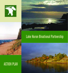 Lake Huron Binational Partnership  ACTION PLAN 2004 Lake Huron Binational Partnership Action Plan