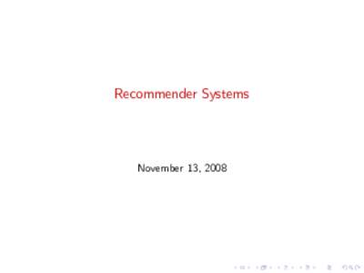 Recommender systems / Collaboration / Collective intelligence / Humancomputer interaction / Collaborative filtering / Personalization / Amazon.com / Browsing