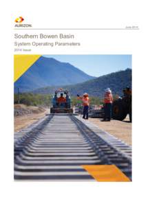 June[removed]Southern Bowen Basin System Operating Parameters 2014 Issue