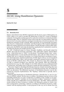 5 MCMC Using Hamiltonian Dynamics Radford M. Neal