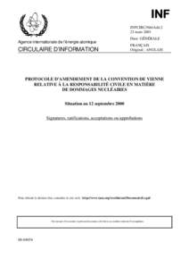 INFCIRC/566/Add.2 - Protocol to Amend the Vienna Convention on Civil Liability for Nuclear Damage - French