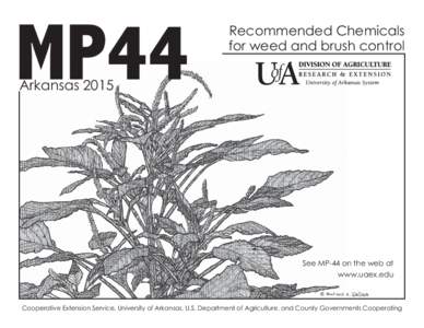 Recommended Chemicals for Weed and Brush Control - MP44