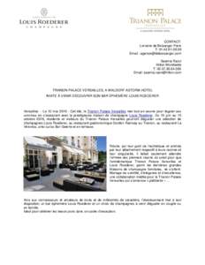 CONTACT: Lorraine de Boisanger Paris T: Email :  Saamia Razvi Hilton Worldwide