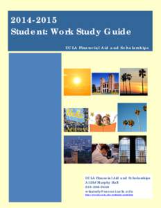 Student: Work Study Guide UCLA Financial Aid and ScholarshipsPELL GRANT GUIDE UCLA Financial Aid and Scholarships