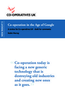 Microsoft Word - Co-operation in the Age of Google for consultation.doc