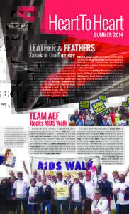 SUMMERLEATHER & FEATHERS Takes to the Runway  “Leather & Feathers” returns to celebrate AEF’s