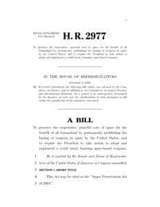 I  107TH CONGRESS 1ST SESSION  H. R. 2977