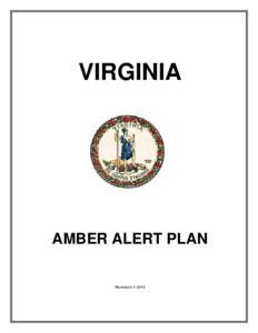 Virginia’s Amber Alert (VAA) Plan