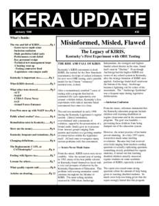 January 1999  #32 What’s Inside: The rise and fall of KIRISPg 1
