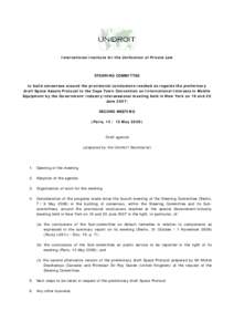 Microsoft Word - Draft agenda for the Paris Steering Committee meeting.doc