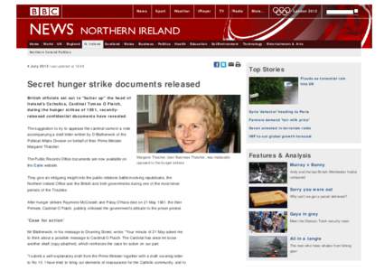 BBC News - Secret hunger strike documents released