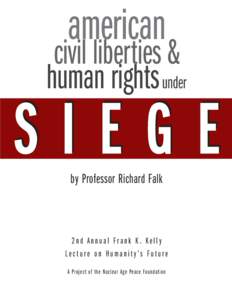 american  civil liberties & human rights under  SIEGE