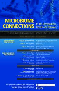 Microbiology / Clinical pathology / Biology / Bacteriology / Environmental microbiology / Larry Smarr / California Institute for Telecommunications and Information Technology / David Relman / Human microbiota / Microbiota / University of California /  Irvine / Gut flora