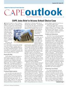 September 2010 • Number 357  Council for American Private Education outlook Voice of America’s ­private schools