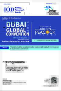 Programme Booklet-Dubai Global Convention-2018