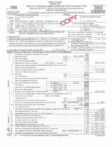 OPEN TO PUBLIC INSPECTION Form Return of Organization Exempt From Income Tax