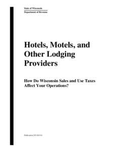 Pub 219 Hotels, Motels, and Other Lodging Providers - January 2014