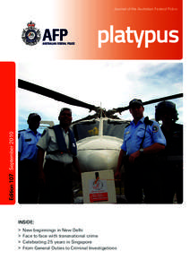 Edition 107 · September[removed]Journal of the Australian Federal Police Inside: >