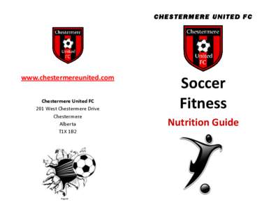 CHESTERMERE UNITED FC  www.chestermereunited.com Chestermere United FC 201 West Chestermere Drive Chestermere
