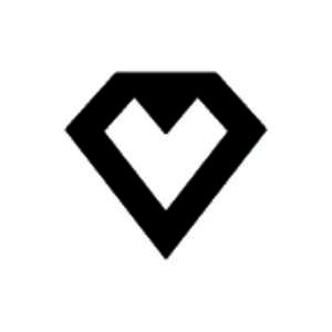 Diamond-Heart-one-color-black-logo