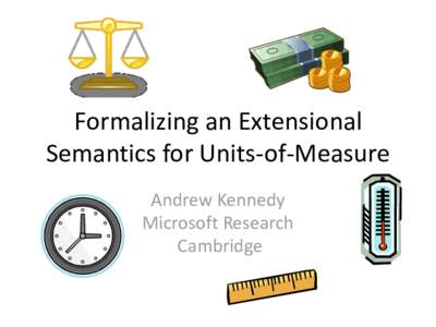 Formalizing An Extensional Semantics for Units-of-Measure