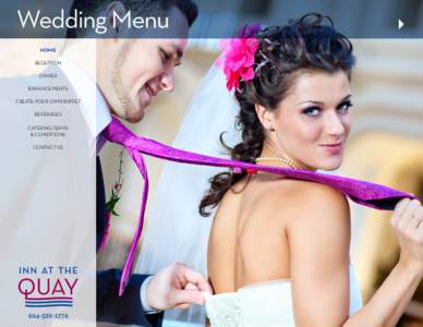 Wedding Menu HOME RECEPTION DINNER ENHANCEMENTS CREATE-YOUR-OWN BUFFET