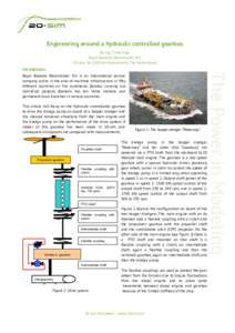 Engineering around a hydraulic controlled gearbox By Ing. T.Heeringa Royal Boskalis Westminster N.V. P.O. Box 36, 3350 AA Papendrecht, The Netherlands  Introduction