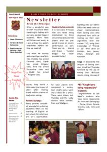 Term 3 Week 6  ROBERTSON PUBLIC SCHOOL Newsletter