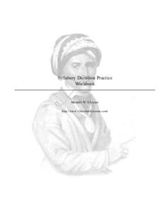 Syllabary Dictation Practice Workbook Michael W S Joyner http://www.CherokeeLessons.com/