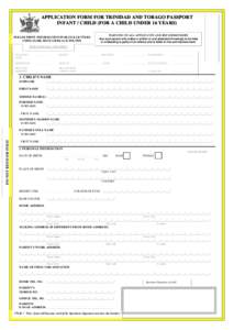 Identity documents / Government of Trinidad and Tobago / Trinidad and Tobago passport / Russian passport / Birth certificate / Passport / Trinidad and Tobago / Overseas Citizenship of India / United States passport