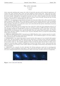 Conference abstract  Asteroids, Comets, Meteors Helsinki, 2014