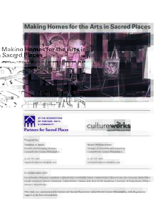 Making Homes for the Arts in Sacred Places  Photo by Kim Senior. The Church of the Holy Trinity, Rittenhouse Square, hosts an exhibition and sale featuring 50 accomplished visual artists from the Greater Philadelphia reg