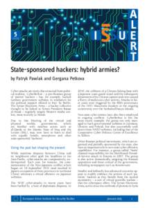 [removed]SUperstock/AP/SIPA  State-sponsored hackers: hybrid armies?