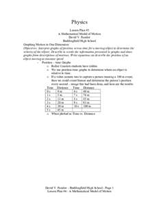 Microsoft Word - Physics Lesson Plan #05 - A Mathematical Model of Motion.d.