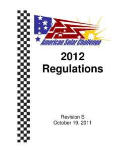 2012 Regulations Revision B October 19, 2011