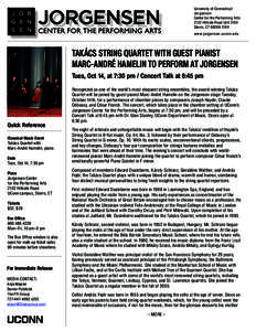 Takacs Quartet - June 2009