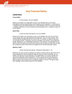 Microsoft Word - Key Financial Ratios