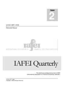 Microsoft Word - IAFEI Quarterly table of content _endversion.doc