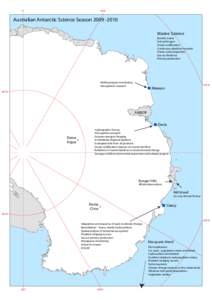 0°  30°E Australian Antarctic Science Season[removed]Marine Science