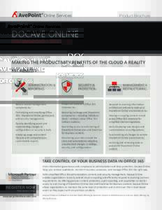 Online Services  Product Brochure DOCAVE ONLINE