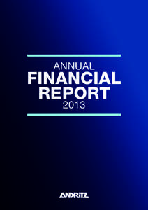 Annual  Financial Report 2013
