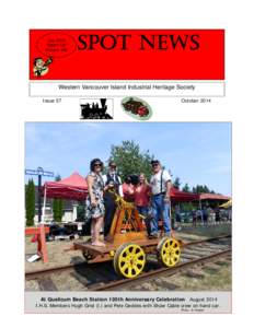 July 2015 ‘Steam Up” McLean Mill Spot news