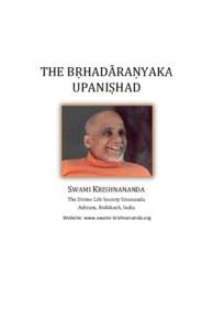 The Brhadaranyaka Upanishad