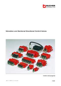 Monobloc and Sectional Directional Control Valves  motion and progress 200 − P − 991210 − E − [removed]
