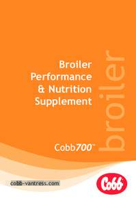 broiler  Broiler Performance & Nutrition Supplement