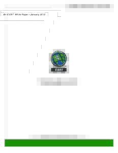 An ESRI ® White Paper • January[removed]Tracking Server[removed]ESRI 380 New York St., Redlands, CA[removed]USA TEL[removed] • FAX[removed] • E-MAIL [removed] • WEB www.esri.com