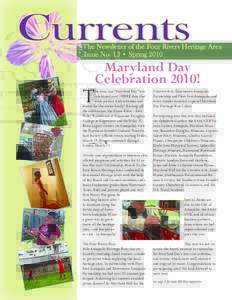 Currents  The Newsletter of the Four Rivers Heritage Area Issue No. 13 • SpringT