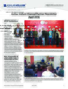 Ashlar-Vellum Channel Partner Newsletter April 2016 IFFIP Exhibition The International Forum of Food